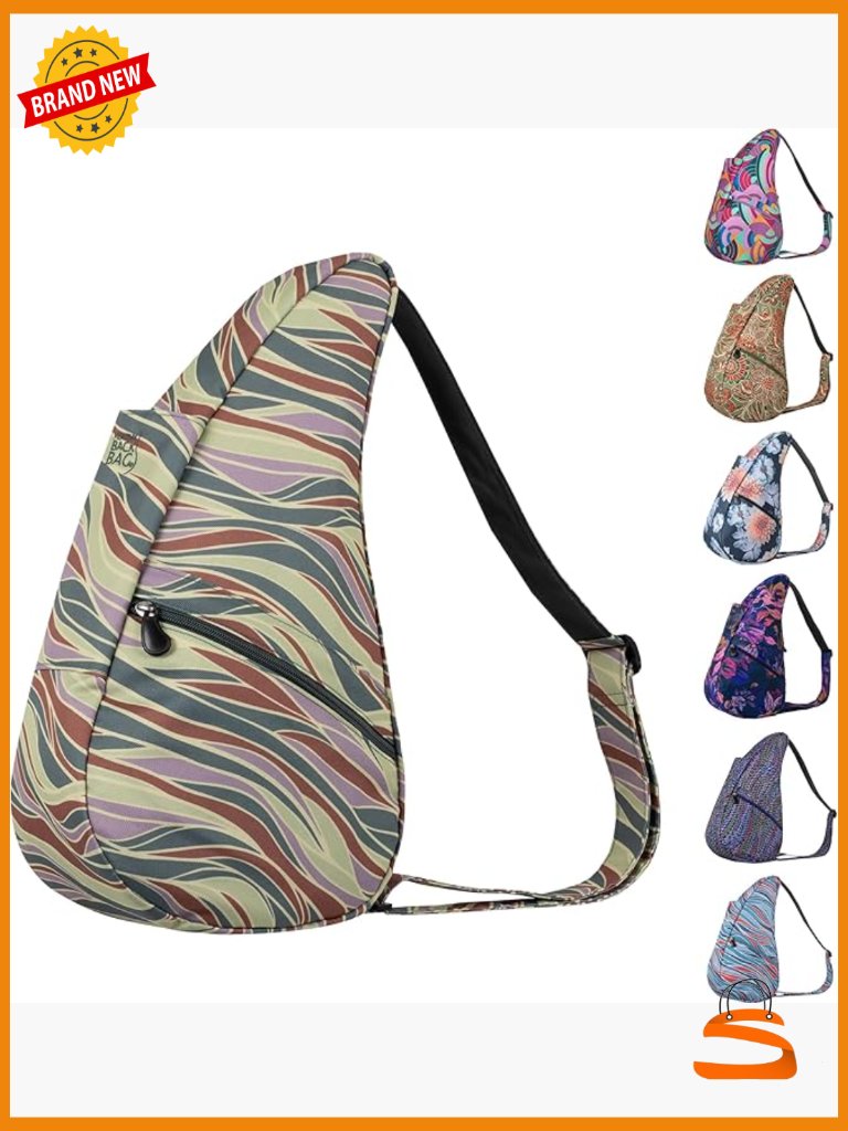 17" Crossbody Sling Ergonomic Backpack Recycled Polyester Travel Bag